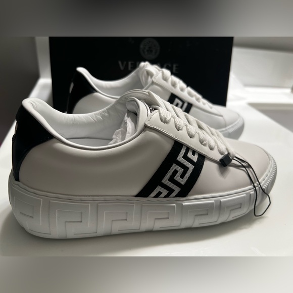 Versace sneakers Vitello + Nastro Greca - Picture 6 of 11